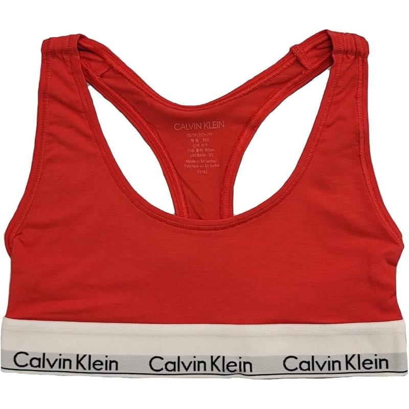 Calvin Klein Women's Modern Cotton Unlined Wireless Bralette, Sage